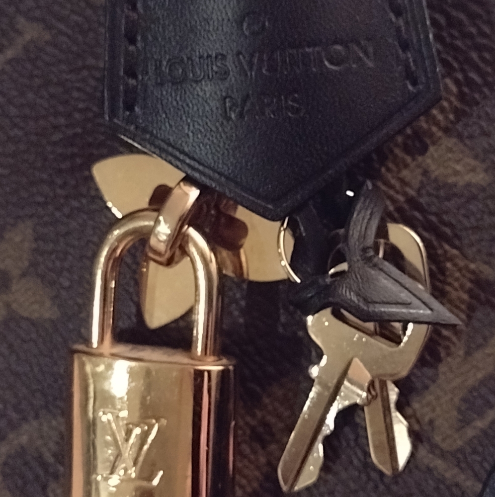 Authentic RARE & Retired Louis Vuitton Noir Flower Shoulder Bag🖤🤎 - Picture 9 of 16